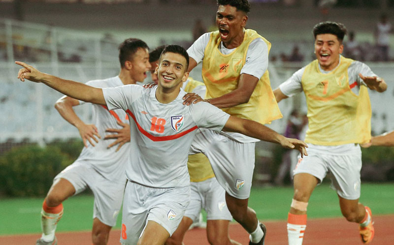 Sunil, Sahal leads India to win over Afghan