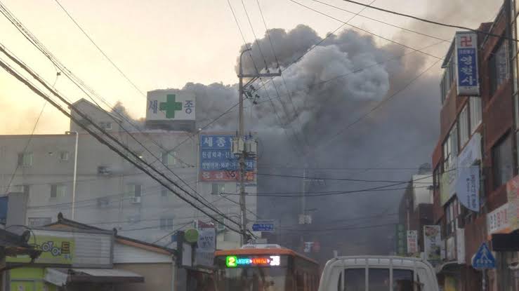 5 dead, 37 injured in S.Korea hospital fire