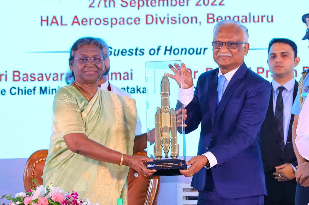 President Droupadi Murmu lauds HAL-ISRO partnership