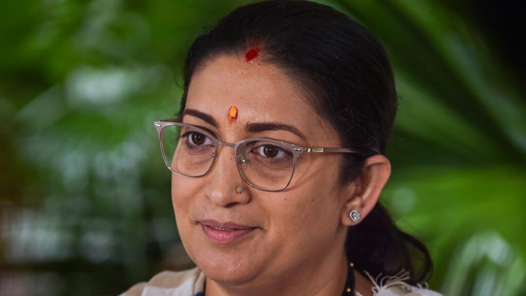 Whole country watching TMC’s ‘corruption’ in WB: Smriti Irani