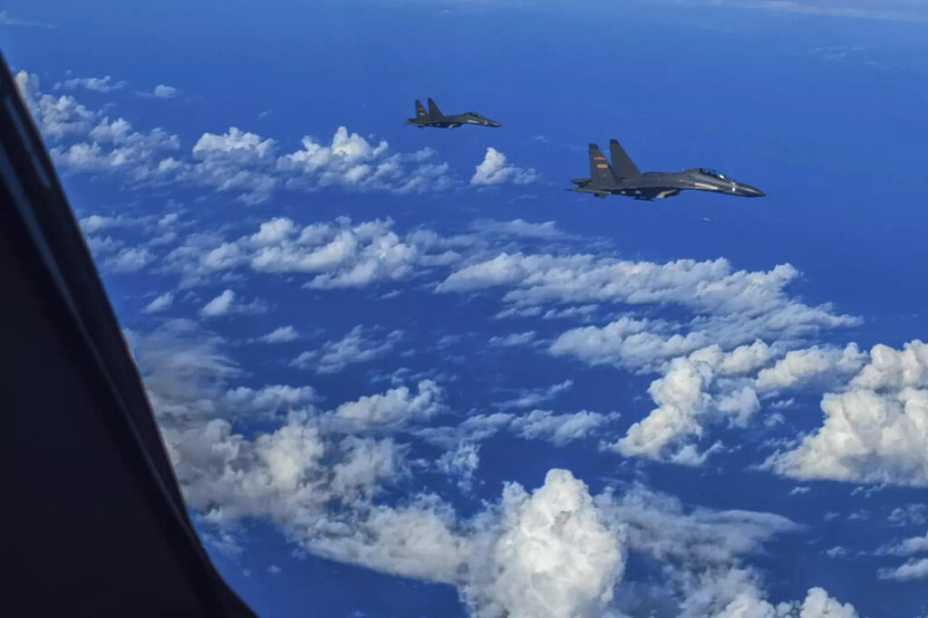 43 Chinese air force planes crossed Taiwan Strait median line: Taiwan