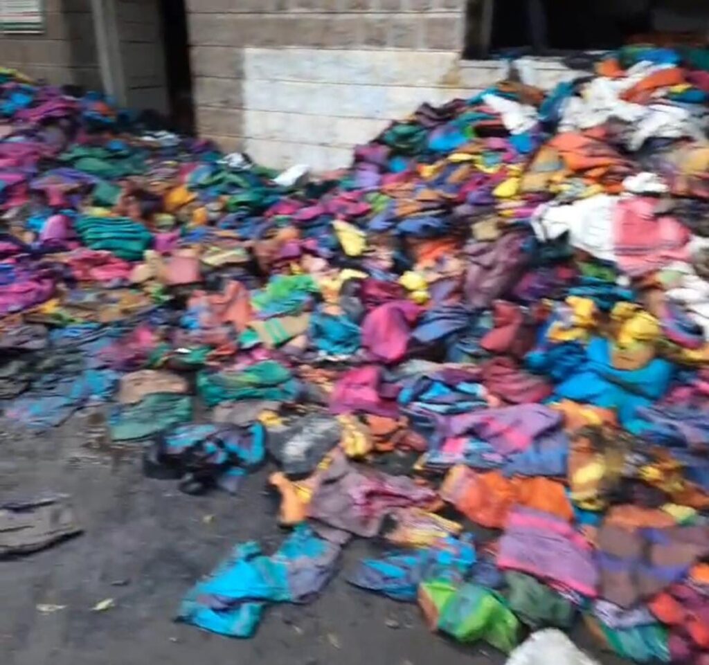 Fire in Madurai Collectorate destroys Ponga gifts