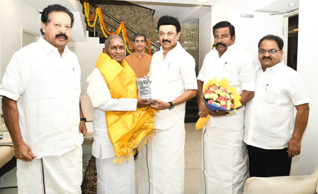 TN CM greets Ilayaraja on his birthday