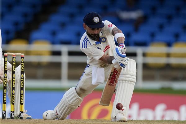 Virat Kohli scores a ton against WI in second Test