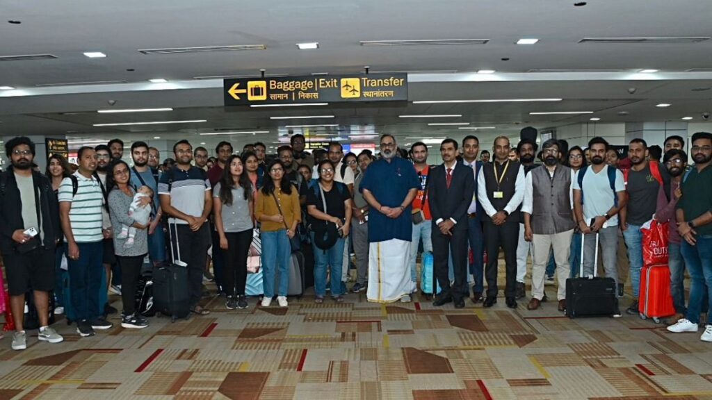 Very thankful to government for bringing us back, say Indians on first flight from Israel