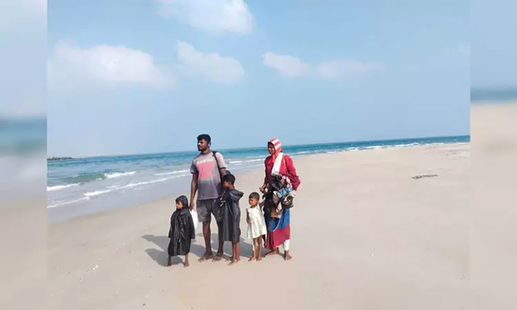 5 stranded Sri Lankans rescued near Mandapam