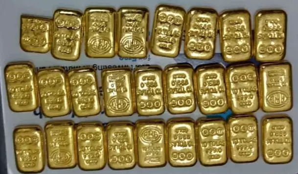 Huge haul of gold at Tiruchy airport