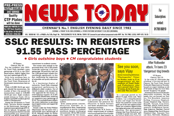 E-paper 10 May 2024 - News Today | First with the news