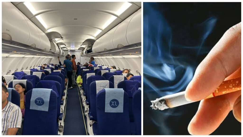 Passenger detained for smoking inside flight