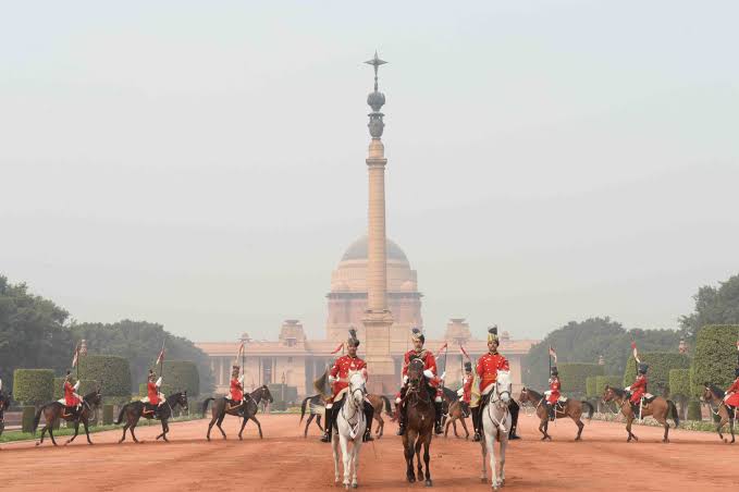 New change of guard ceremony at Rashtrapati Bhavan