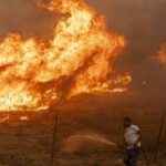 Wildfire rages across Israel