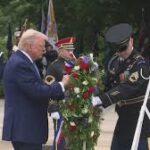 Trump honours fallen soldiers at Arlington