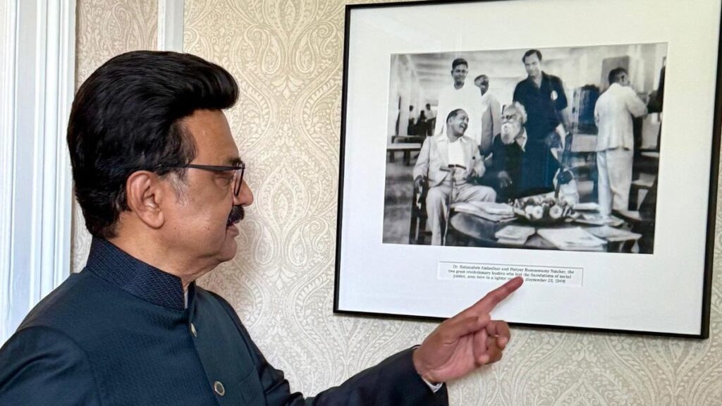 Stalin visits Ambedkar’s residence in London