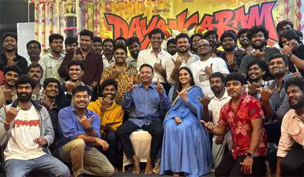 VJ Siddhu’s Dayangaram shoot begins with pooja