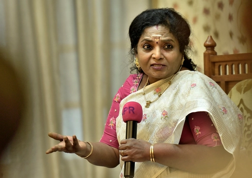 Tamilisai takes a dig at Stalin
