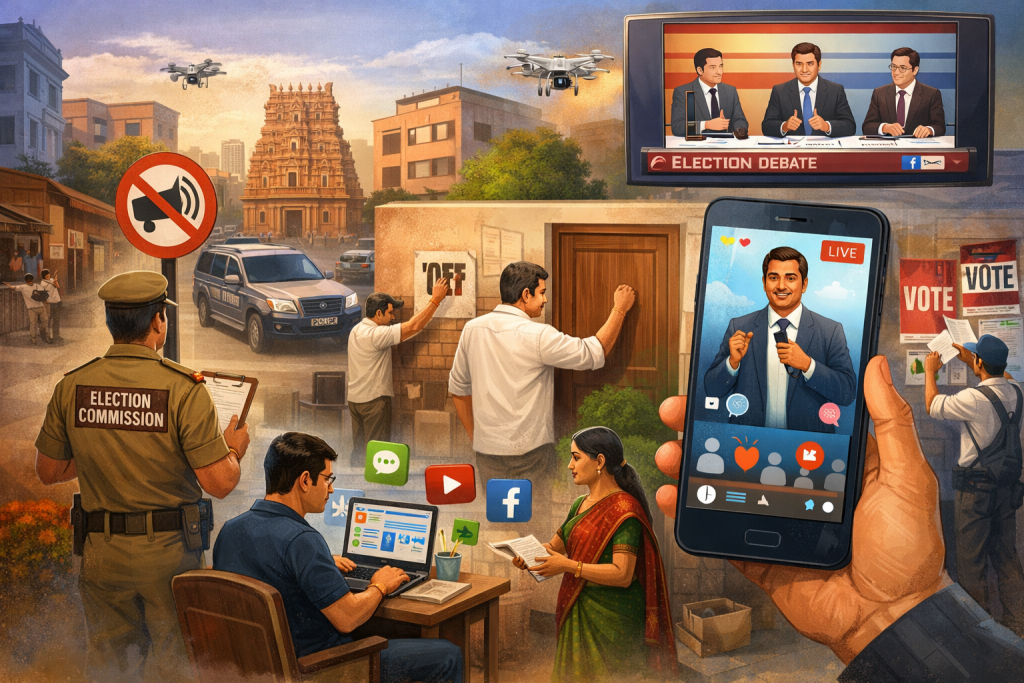 From Loudspeakers to Live Streams: Chennai’s Election Campaigns Turn Quieter, Smarter