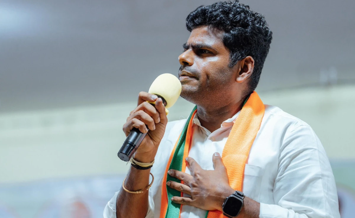 Annamalai rejects ‘AIADMK mask’ charge against him