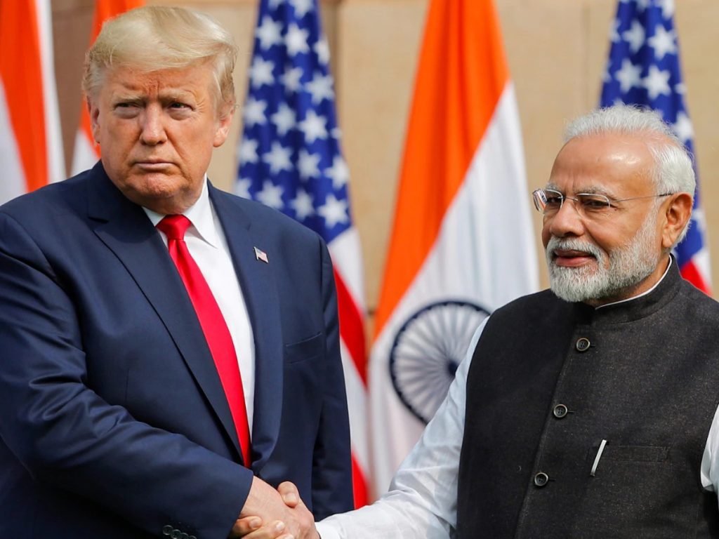 Trump shares US envoy’s post on his praise of Modi