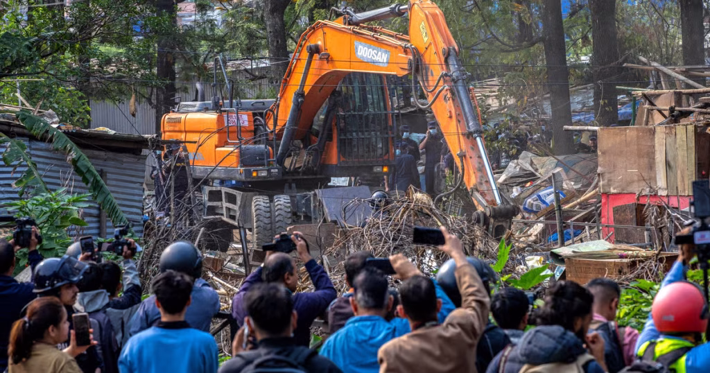 Nepal opp slams govt over squatters’ evictions