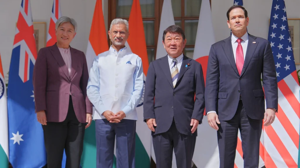 Against formation of exclusive groupings, China on Quad meet