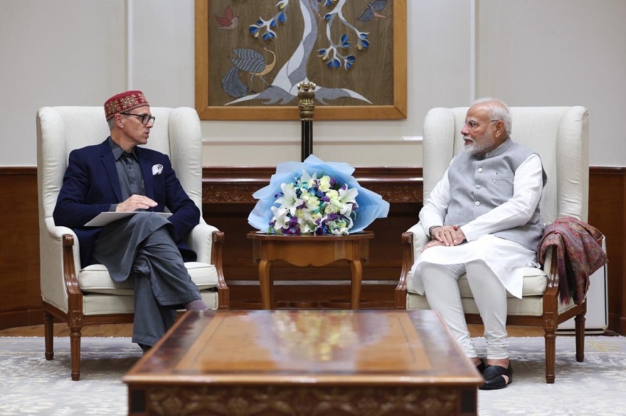 J&K CM calls on PM, presses for early restoration of statehood
