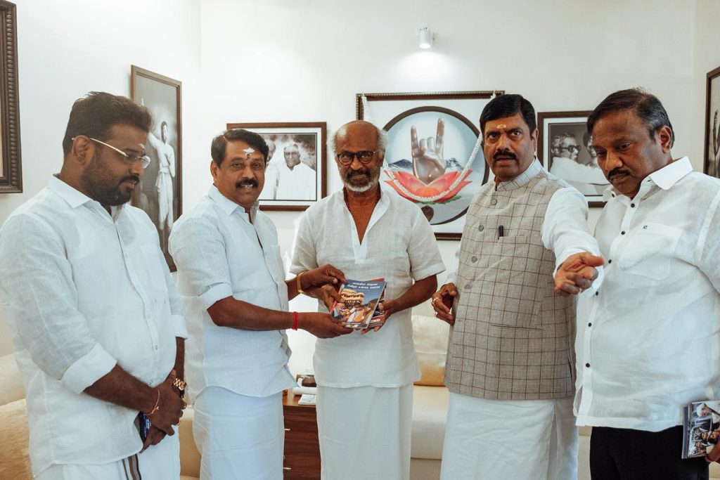 BJP leaders meet Rajini at Poes Garden amid political buzz