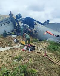 IAF AN-32 transport aircraft crashes while landing at Assam