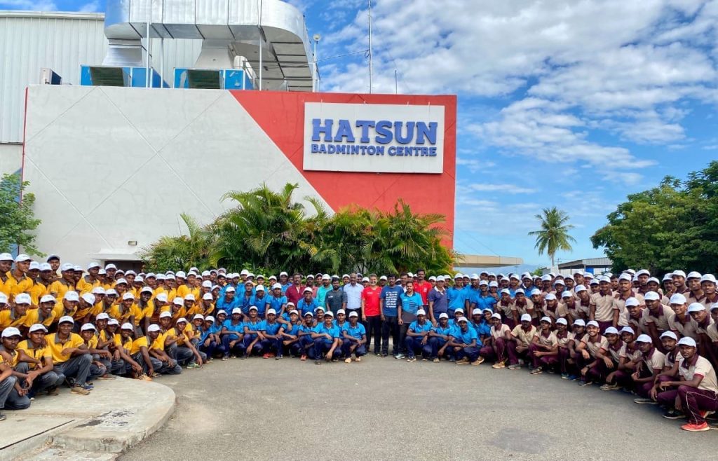 Super show by Hatsun Badminton Centre students