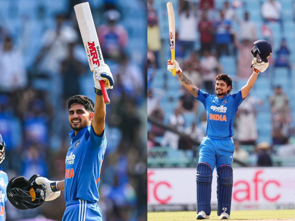 Gill, Kishan score centuries