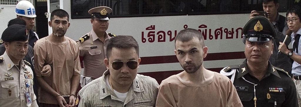 Thai court sentences 2 Uyghur men to death