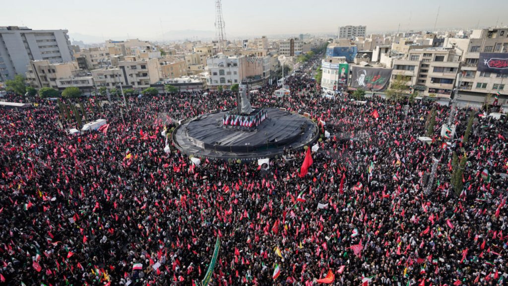 Mourners flood Tehran, vow revenge for Khamenei