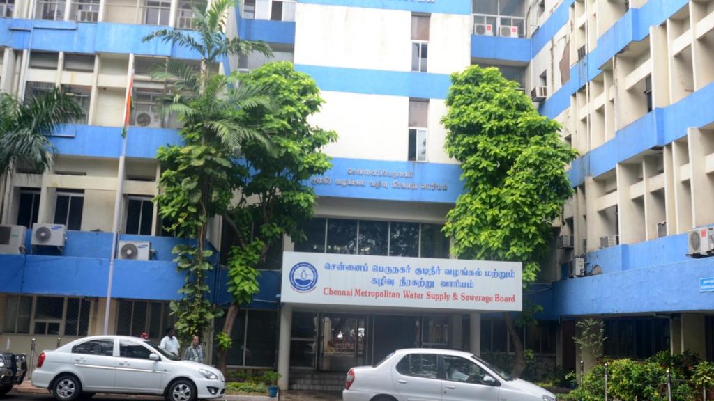 Metro Water repair works completed in Saidapet