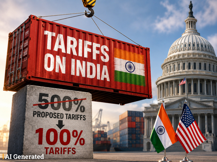 US Senate bill seeks 100% tariffs on India