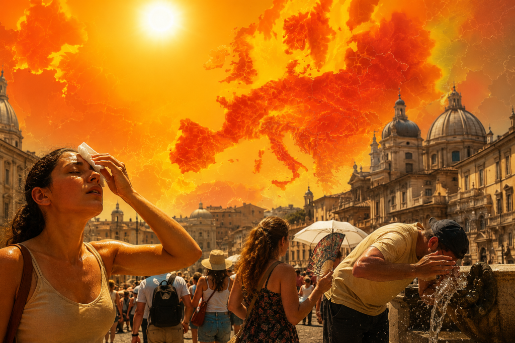 Record-Breaking Heatwave Sweeps Across Europe, Raising Alarm