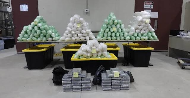 Mammoth seizure of 1.7 tonnes illegal drugs in Canada