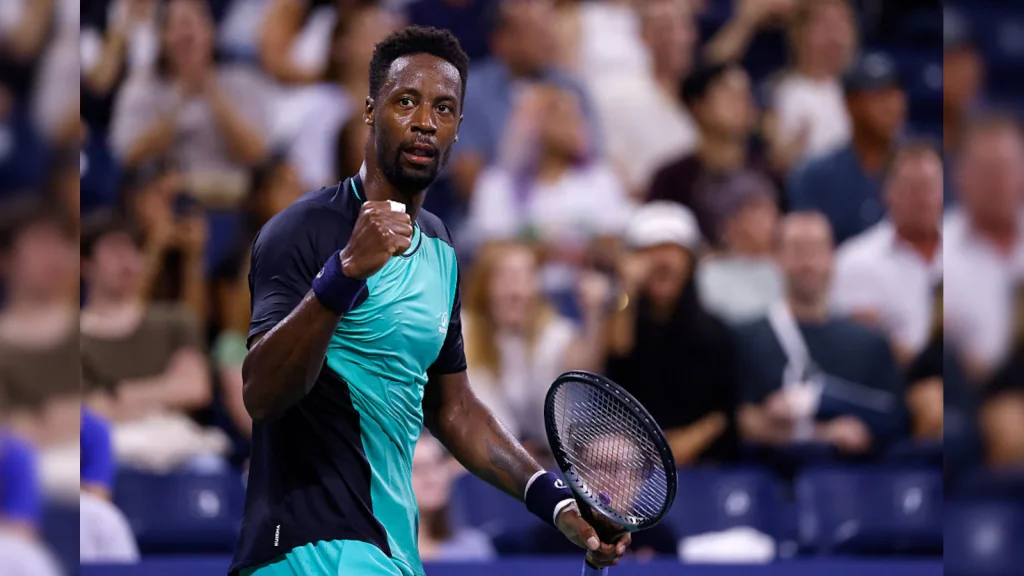 Monfils wins on 40th birthday at US Open