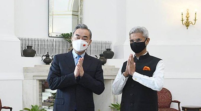 Chinese FM Wang Yi meets Jaishankar for delegation-level talks