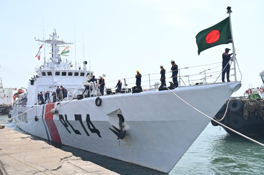 Bangladesh Coast Guard ship makes Port call in Chennai
