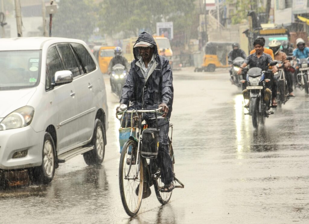 Sudden downpour across Chennai