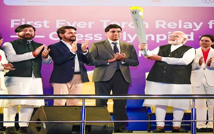 PM launches 1st ever Chess Olympiad Torch Relay