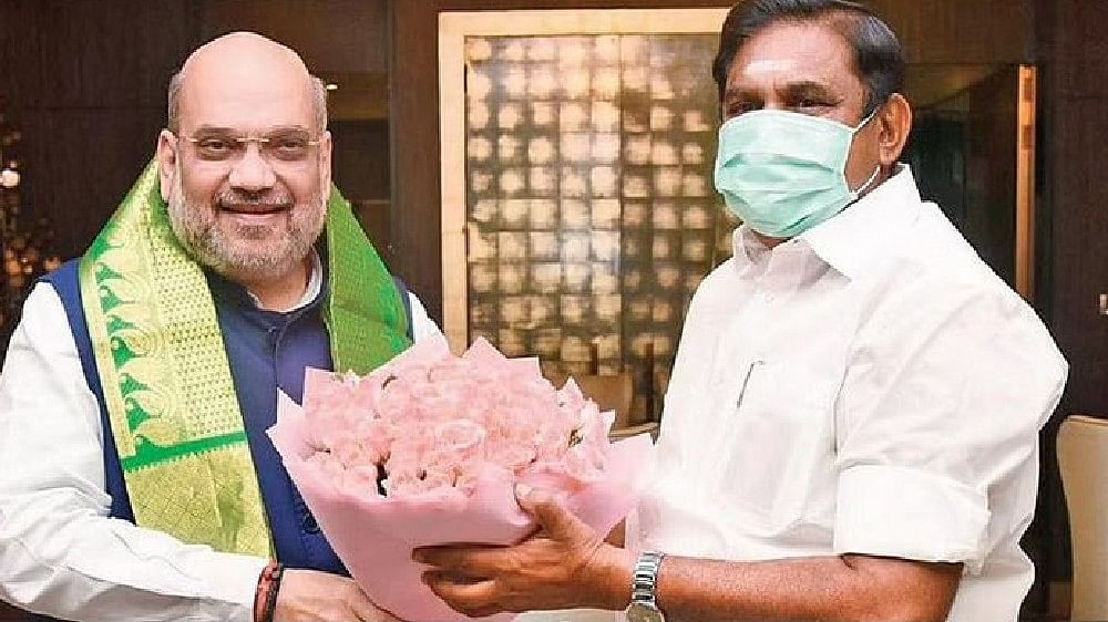 EPS in Delhi, meets Amit Shah
