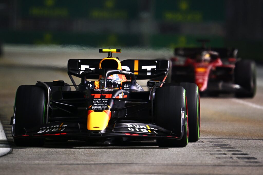 Sergio Perez wins Singapore GP