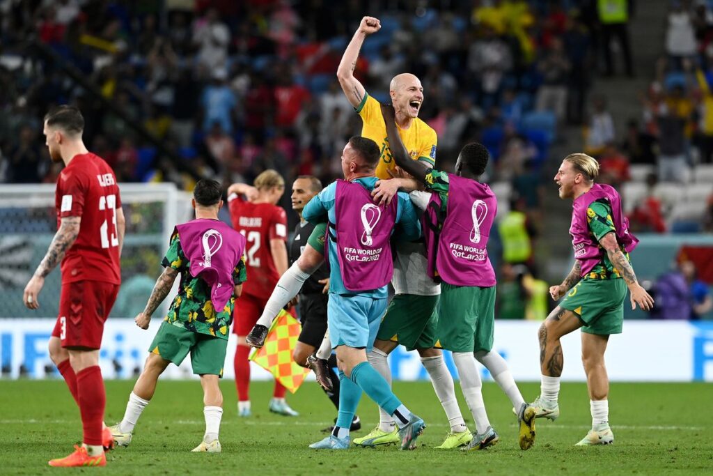 Australia into last 16 of World Cup