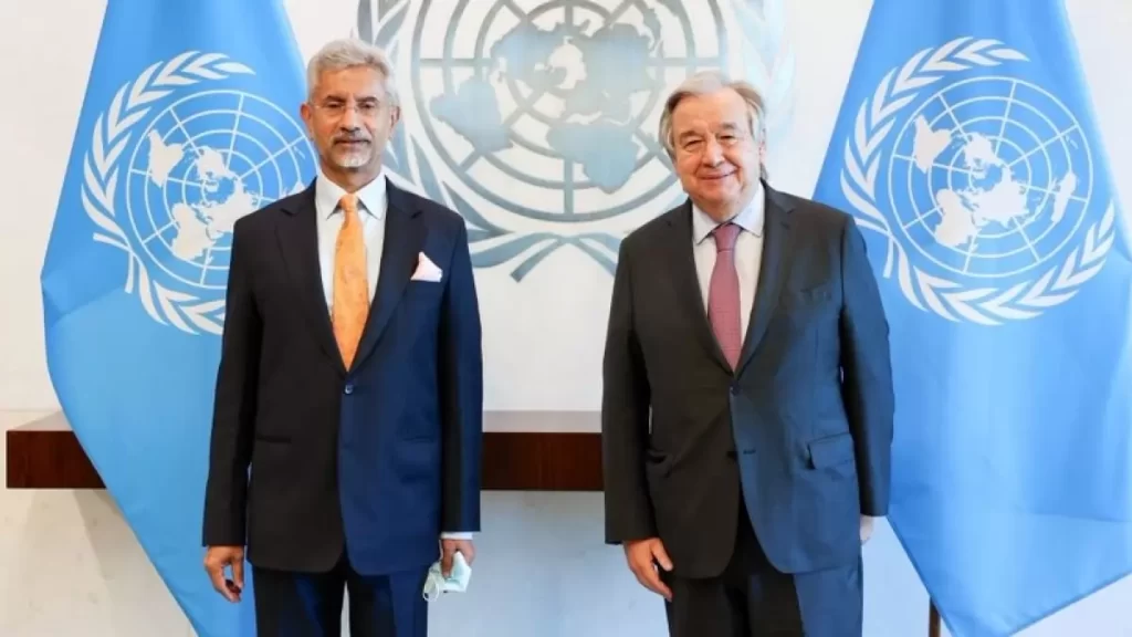 Jaishankar discusses India’s G20 Presidency with UN chief Guterres
