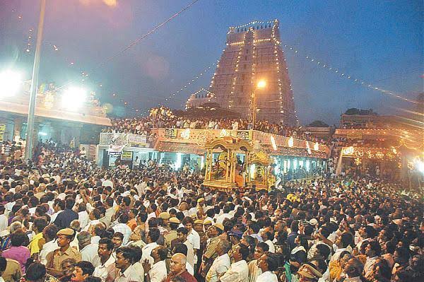 Tiruvannamalai girivalam witness human sea