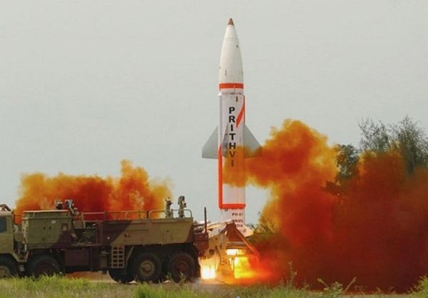 India successfully carries out test launch of Prithvi-II missile