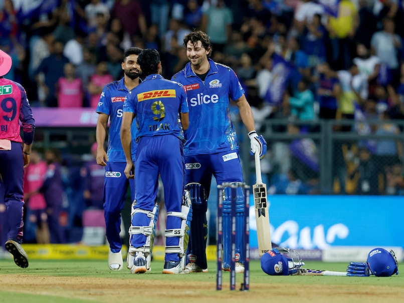 MI beats RR by 6 wickets Mumbai, May 1: