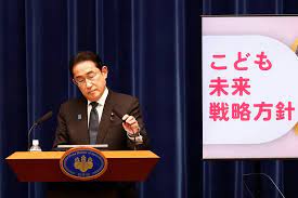 Japan’s Kishida unveils new child care plan