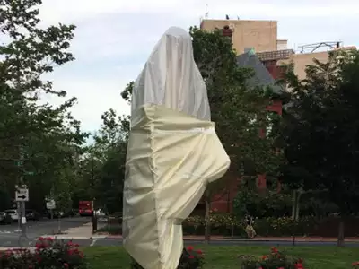 Gandhi statue vandalised