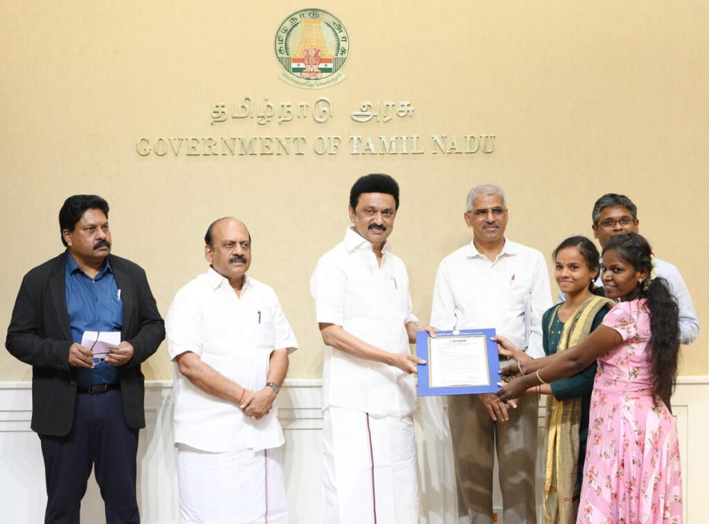 Stalin presents investment orders worth Rs 10.85 cr to startups run by Dalits and Adivasis